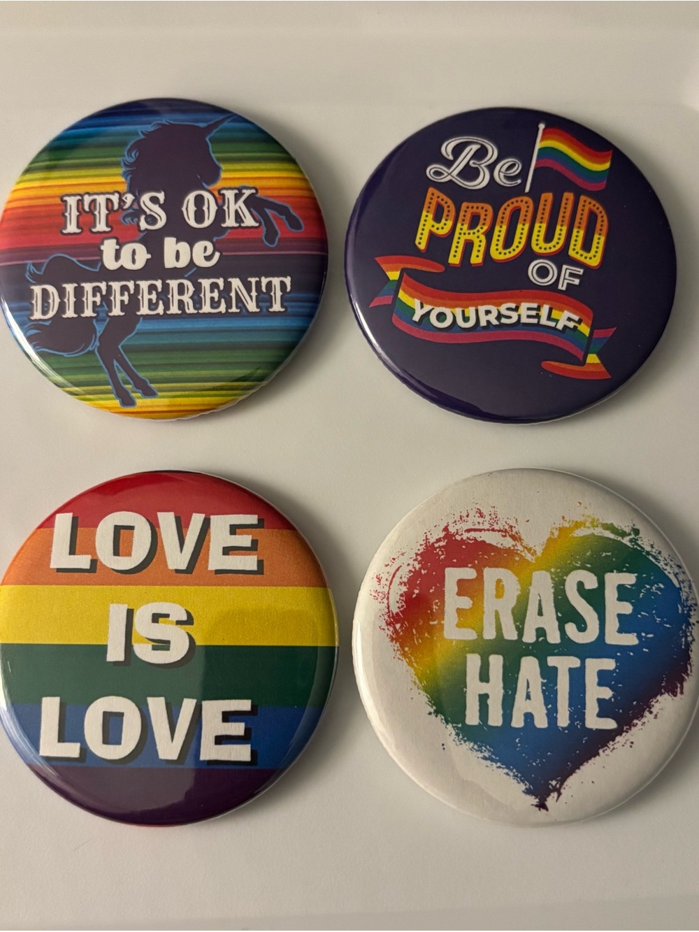 Pride Magnet Set – Inspirational LGBTQ+ (Set of 8) (A)